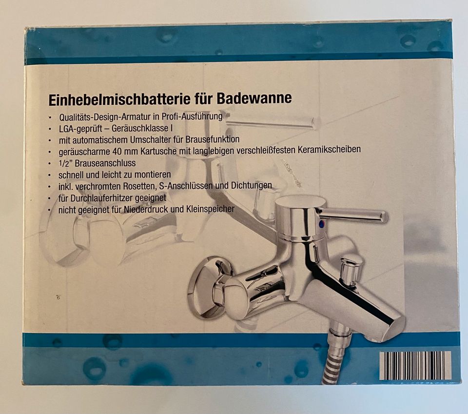 Einhebelmischbatterie für Badewanne OVP in Heidenrod