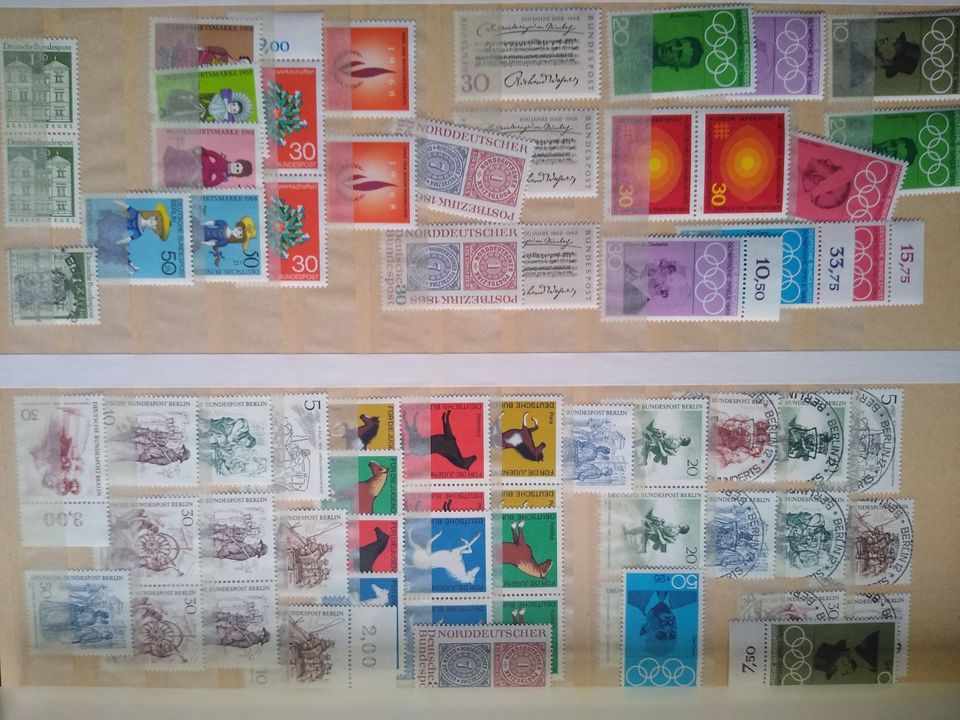 !!! BUND/BERLIN Briefmarkenalbum 15 Seiten - pro Seite 0,80 Euro in Berlin