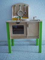 Tolle Kinderküche aus Holz, grün, mit viel Zubehör Baden-Württemberg - Markgröningen Vorschau