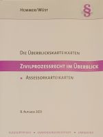 Hemmer Assessor Karteikarten Zivilprozessrecht 8. Aufl 2021 Frankfurt am Main - Sachsenhausen Vorschau