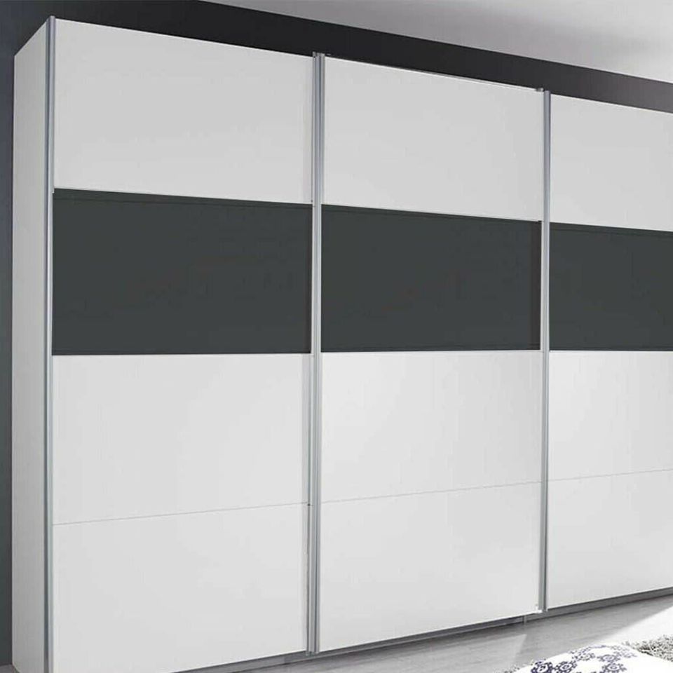 Schwebetürenschrank "Blackline" 203x210x62cm versch. Farbauswahl in Großheubach