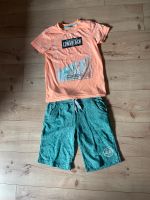 Shorts mit T-Shirt Größe 134/140 Brandenburg - Woltersdorf Vorschau