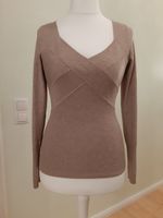 Orsay Jersey Bluse festlich beige gold metalic Lurex 38 Bremen - Oberneuland Vorschau