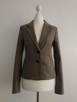 MANGO Suit Damen Blazer 34 XS klein kariert beige Feier Mode Bayern - Donauwörth Vorschau