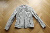 Comma Leder-Jacke Gr.M/38 creme/weiß/beige mit Fransen biker München - Maxvorstadt Vorschau