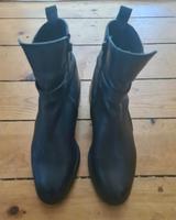 Stiefelette COX Gr. 38 echtes Leder Schuhe schwarz Hannover - Vahrenwald-List Vorschau