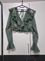 asos Design Outfit Neu Größe 34 khaki mit Stickerei Bayern - Kösching Vorschau