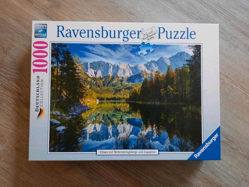 Ravensburger Puzzle "Eibsee mit Wettersteingebirge und Zugspitze" in Emlichheim