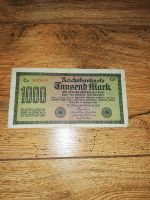 Reichsbanknote Tausend 1000 Mark 1922 Geldschein Bielefeld - Bielefeld (Innenstadt) Vorschau