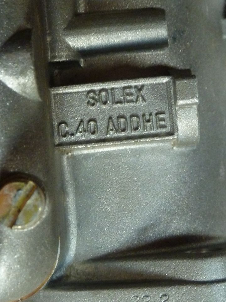 Solex Flachstrom Doppelvergaser C.40 ADDHE unbenutzt in Villmar