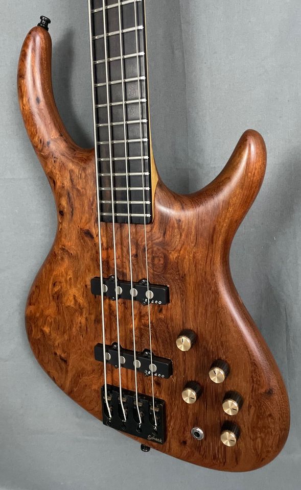 SCHACK UNIQUE BUBINGA BASS, GEBRAUCHT IN GUTEM ZUSTAND in Duisburg