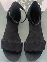 H&M Sandalette mit Riemchen Samt schwarz flach Gr. 40 neu ❤️ Walle - Steffensweg Vorschau