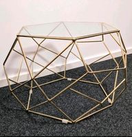 Couch Tisch Designertisch Metall Gold hexagonal Paris Schleswig-Holstein - Kaltenkirchen Vorschau