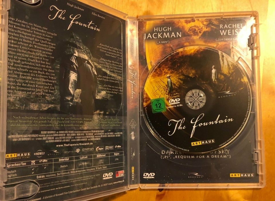 The Fountain - DVD Hugh Jackman  Rachel Weisz in Hohnstorf (Elbe)