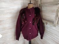 Angora Jacke bordaux Farben Gr.44 30€ Sachsen - Schlettau Vorschau