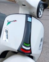 Kaskade / Krawatte für Vespa GTS - schwarz mit ital Inlays Bayern - Poing Vorschau