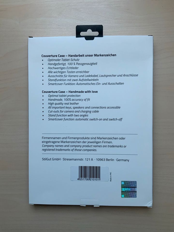 STILGUT - IPAD PRO 11" (2022, 2021, 2019) HÜLLE COUVERTURE Leder in Mannheim