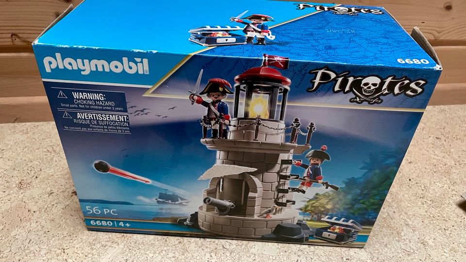 Playmobil Piraten Soldatenturm mit Leuchtfeuer in Hepberg