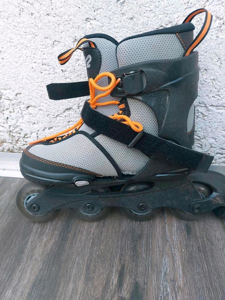 K2 Raider Inlineskater schwarz orange Gr. 32-37 in Hamburg