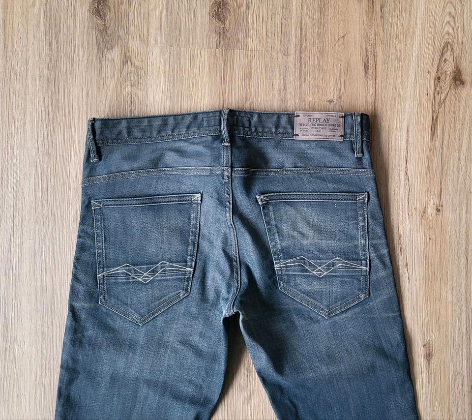 REPLAY THYBER Jeans Slim Fit graublau W31/L32 *NP 150€* in Düsseldorf -  Bezirk 6 | eBay Kleinanzeigen ist jetzt Kleinanzeigen