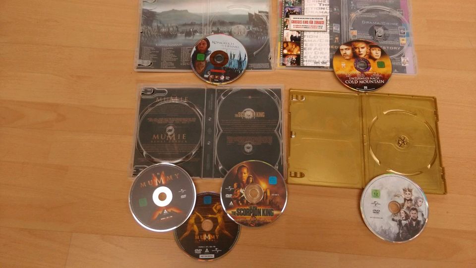 10 Film DVD'S Fantasy "Mummy Legends, Huntsman, Matrix in Hameln