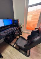 Gaming pc mit Tisch und Lenkrad + rennsitz Sachsen - Zwickau Vorschau