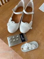 Kommunion Kommunionschuhe Schuhe creme  weiß gr.37 Schmetterling Nordrhein-Westfalen - Euskirchen Vorschau