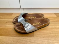 Silber Birkenstock Madrid Sandalen für den Sommer Pankow - Weissensee Vorschau