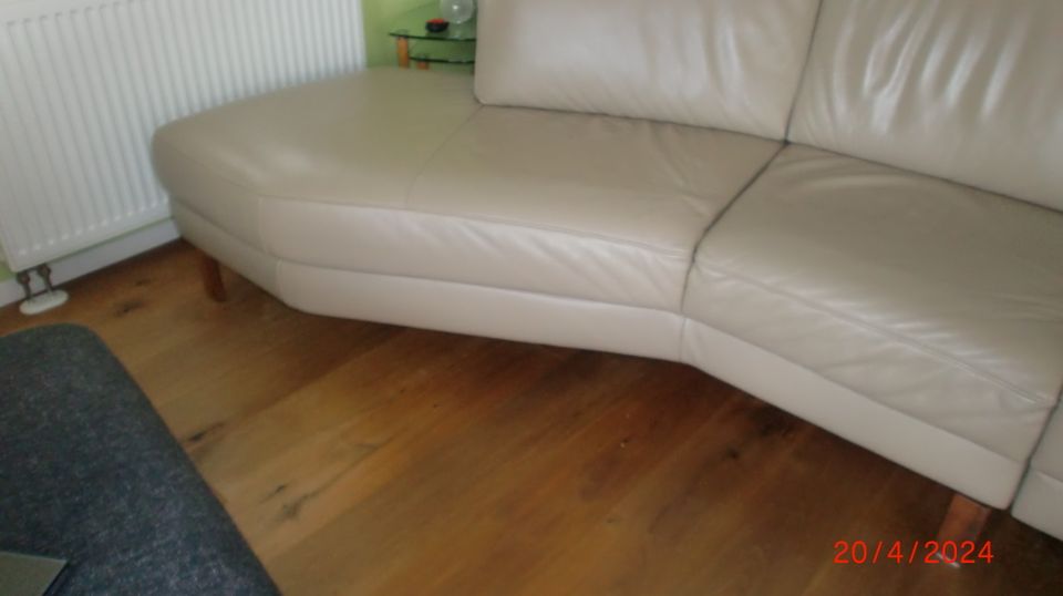 Koinor Leder Sofa Couch 3 Jahre alt in sehr gutem Zustand in Kleinblittersdorf