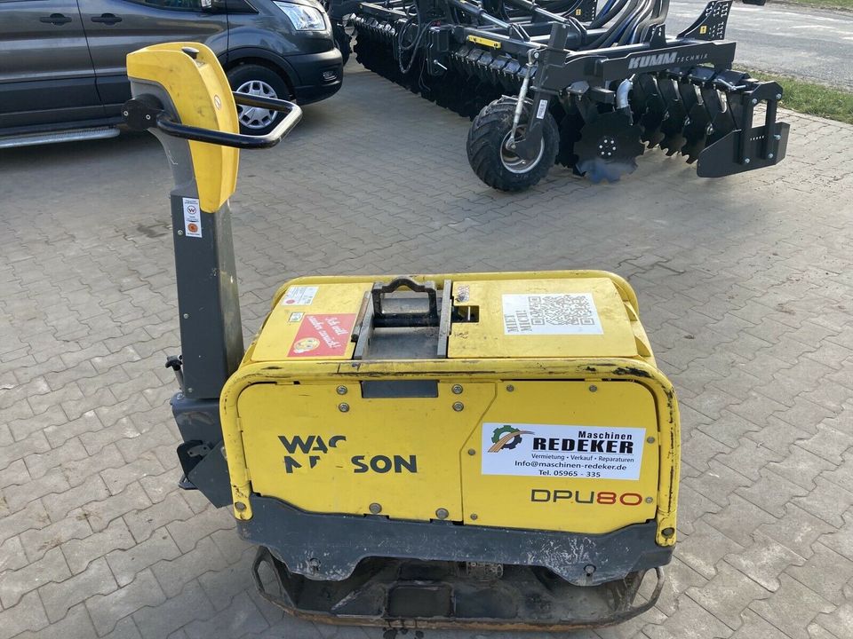 (Vermietung) Wacker Neuson DPU80 Rüttelplatte Rüttler 750 kg in Klein Berßen