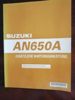 zusätzliche Wartungsanleitung Suzuki AN650A 90 Seiten Modell 2004 Nordrhein-Westfalen - Enger Vorschau