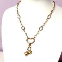 Collier Kette Gelb Weiß Gold 585 Herz Schmuck Damen 191655 Schleswig-Holstein - Lübeck Vorschau