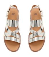 Damen Schuhe Sandalen in Größe 40/41 Silber West - Nied Vorschau