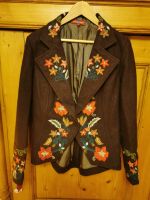 Uttan London/ Ivko Brauner bestickter Boho-Blazer aus Wolle gr. L Niedersachsen - Steyerberg Vorschau