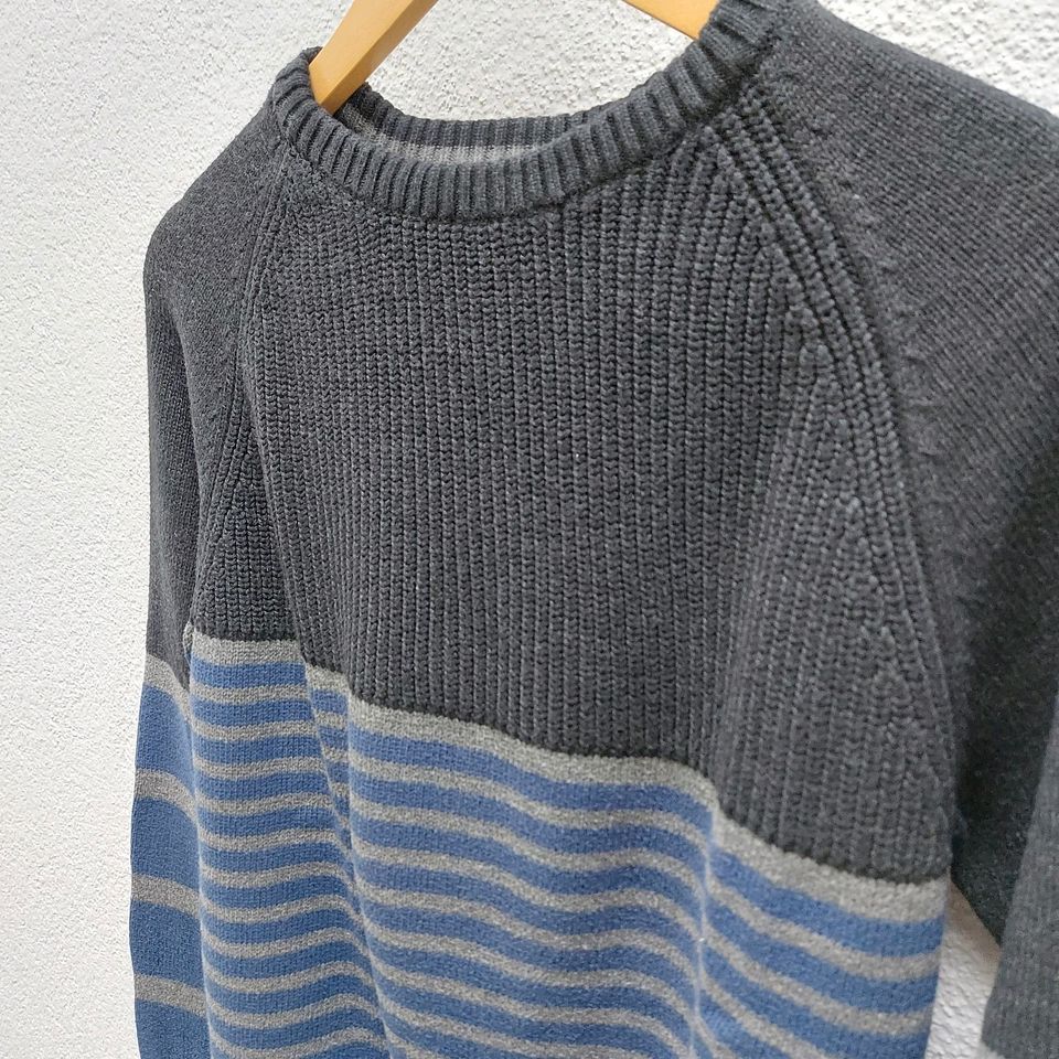 s.Oliver ☆ Pullover ☆ Gr. S ☆ Herren ☆ Strick ☆ Winter ☆ blau in Freisen