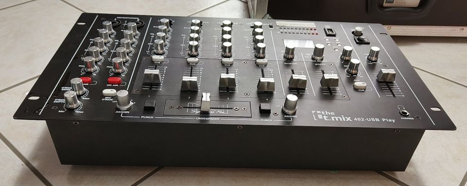 the t.mix 402 USB Play - 4 Kanal DJ Mixer, 4x Mic In, 2x USB In in Hilzingen