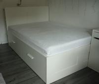 IKEA Bett BRIMNES weiß 140x200 + Kopfteil + Lattenrost Niedersachsen - Achim Vorschau