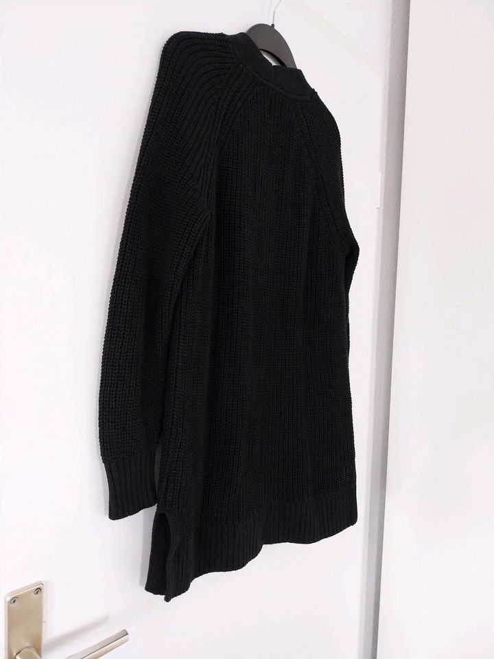 GAP Strickjacke Cardigan XS S 34 36 schwarz Baumwolle Grobstrick in Jork