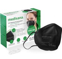 Neu!!  10x Medisana FFP2 Atemschutzmasken schwarz MHD 2025 Nordrhein-Westfalen - Siegen Vorschau