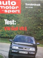 auto motor & sport Sonderdruck VW Golf III VR6 1H1 23/1991 Nordrhein-Westfalen - Minden Vorschau