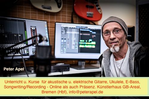 Unterricht für elektrische Gitarre / Bass in Bremen