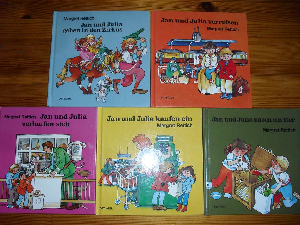 Margret Rettich, Jan und Julia- 5x - nostalgische Bilderbuchreihe in Bacharach
