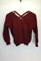 Damenpullover, Strick Pullover rot Zierbänder Gr. 36 NEU 7810-134 Hessen - Biedenkopf Vorschau