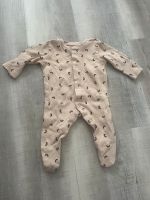 Baby Strampler Schlafanzug Pyjama Gr. 56 beige braun Regenbogen Thüringen - Erfurt Vorschau