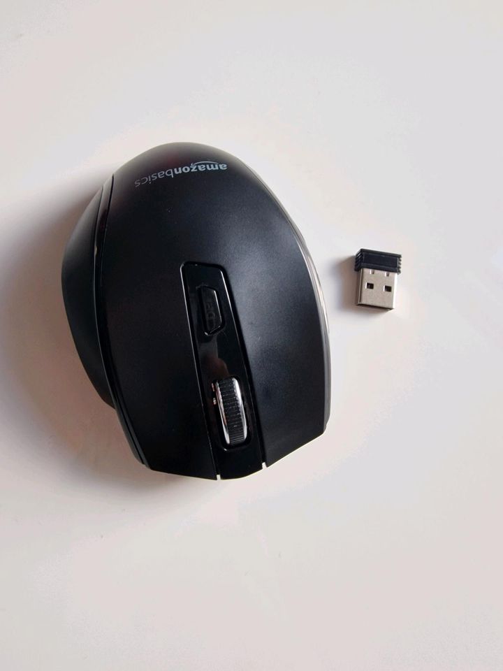 Amazon basics - Ergonomische Kabellose Maus in Allmendingen