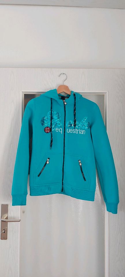 Spooks Sweatjacke "Roxy" Gr.S/36 türkis/ blau Hoodie in Rheda-Wiedenbrück