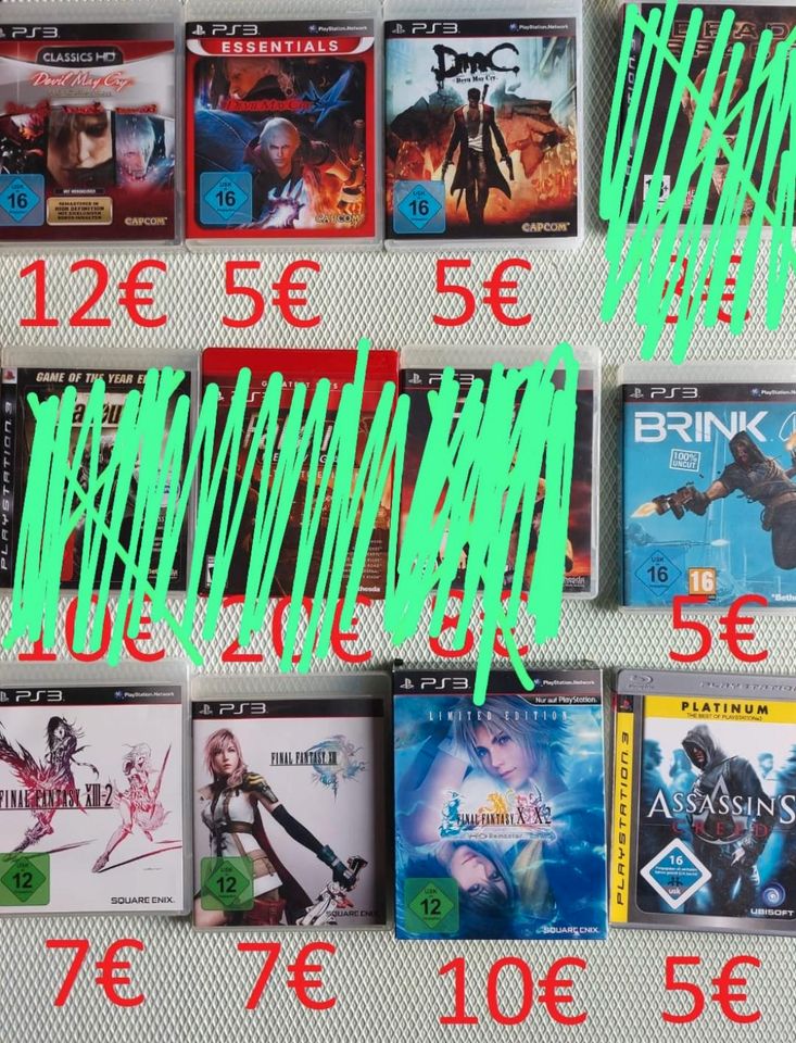 Diverse PSP, PSVita, PS1, PS2, PS3, PS4 Spiele in Heinsberg