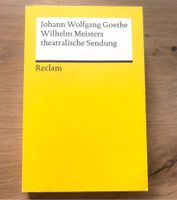 Wilhelm Meisters theatralische Sendung Buch Reclam Nordrhein-Westfalen - Moers Vorschau