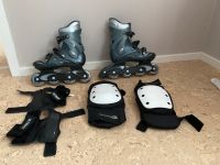 Inline Skates Gr. 40 inkl. Schutzausrüstung Nordrhein-Westfalen - Bad Berleburg Vorschau