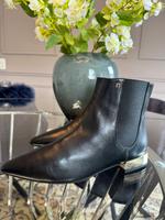 AIGNER Stiefeletten Gr. 39 goldener Absatz NEU Niedersachsen - Hildesheim Vorschau